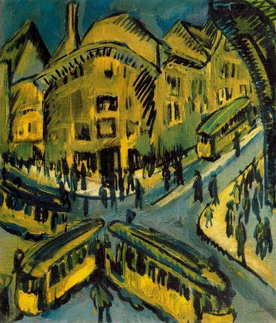 Nollendorfplatz by Ernst Ludwig Kirchner